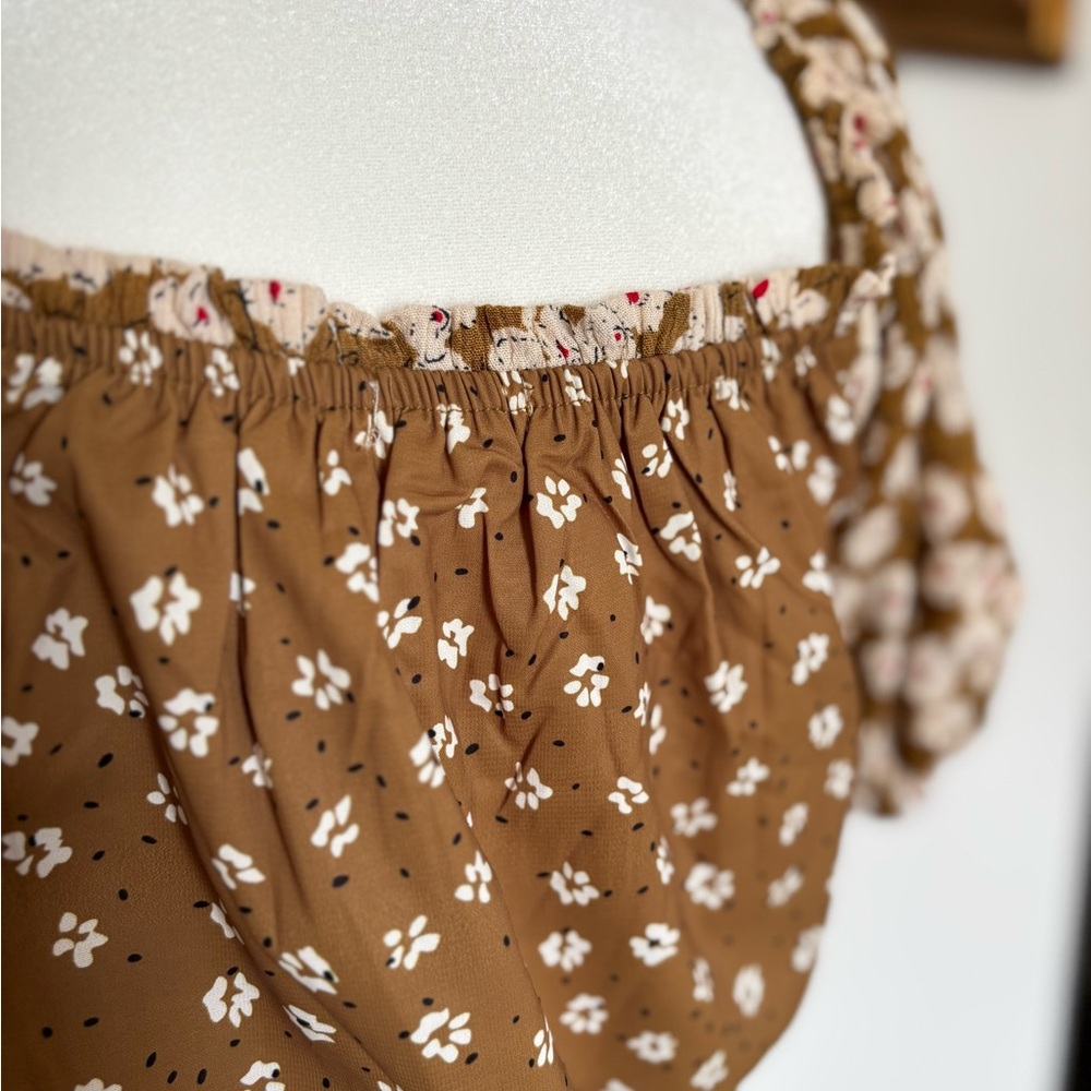 Roolee Goldenrod dress Floral mustard Dress size XS - Picture 11 of 12